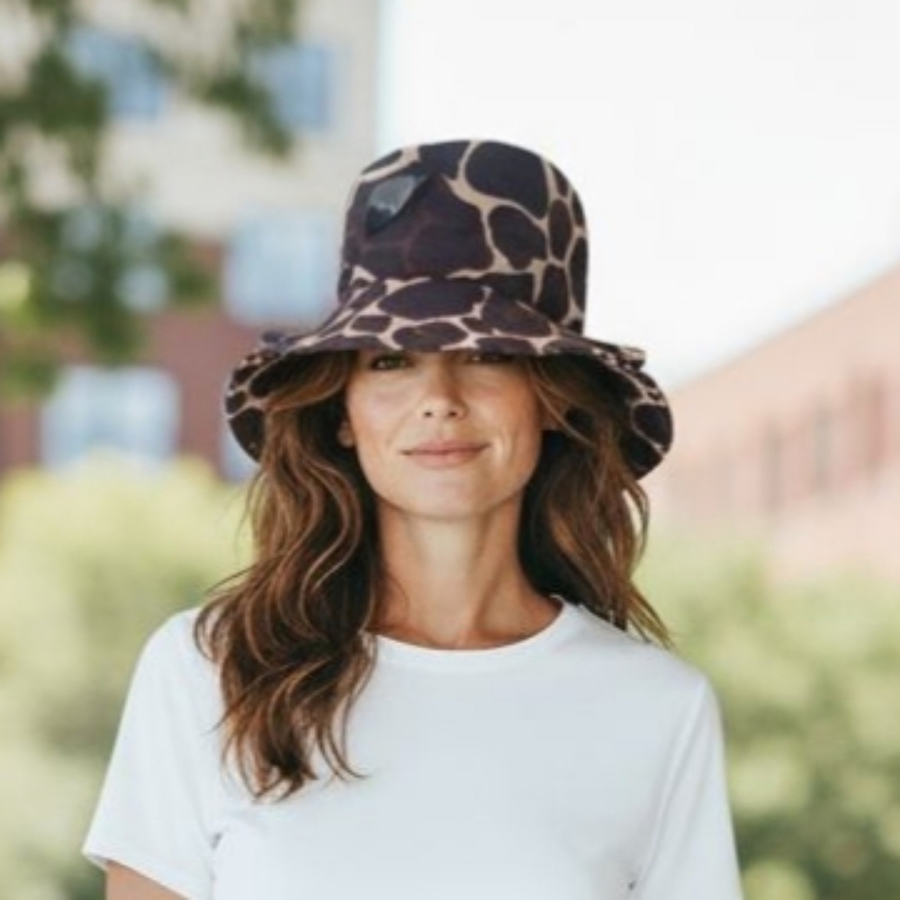 Nadelle Montreal Vintage Stylish Animal Print Women's Top Hat Made In Canada